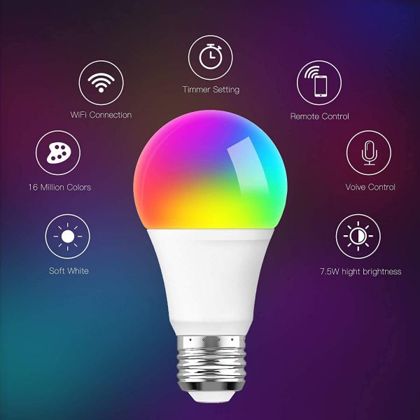 Lumive Smart Light Bulb 10W Functions