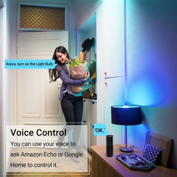 Kamzai Smart RGB LED Light Bulb Voice Control