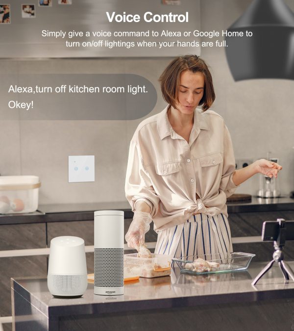 Lumive Smart Light Switch Voice Controlled