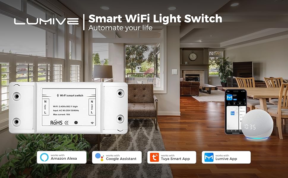 Lumive Smart Wifi Switch