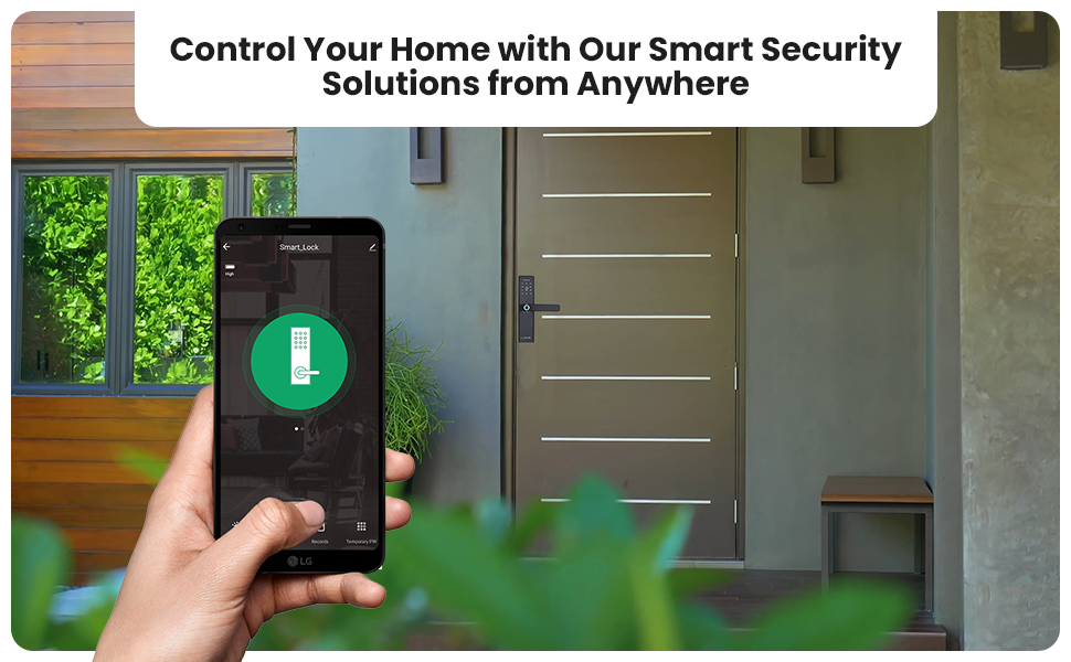 Use Lumive Smart Door Lock to Control your Home security from anywhere