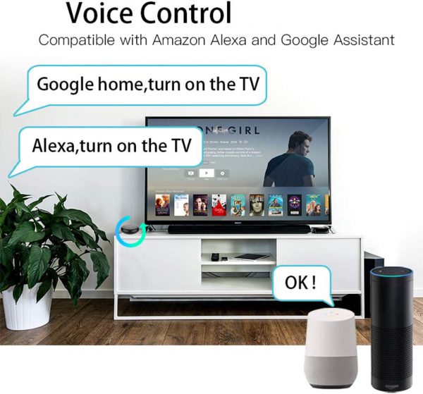 Smart universal IR remote controller voice control