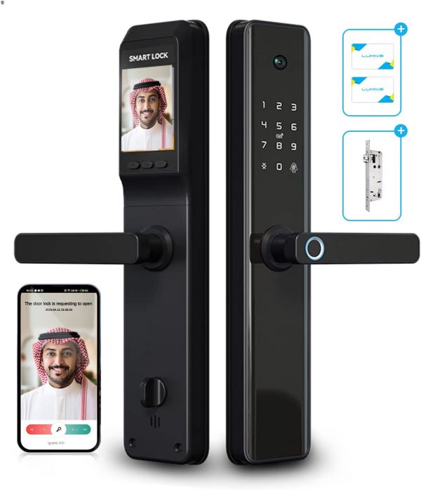 Wide-Angle Camera Smart Door Lock 2