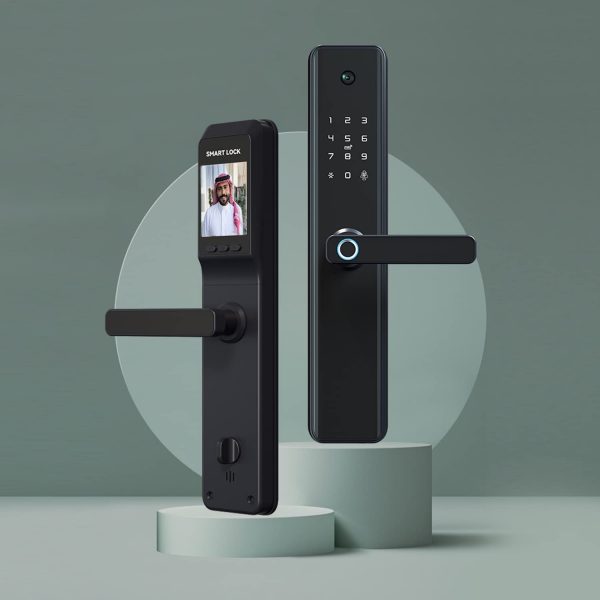 Smart Door Lock With Wide-Angle Camera